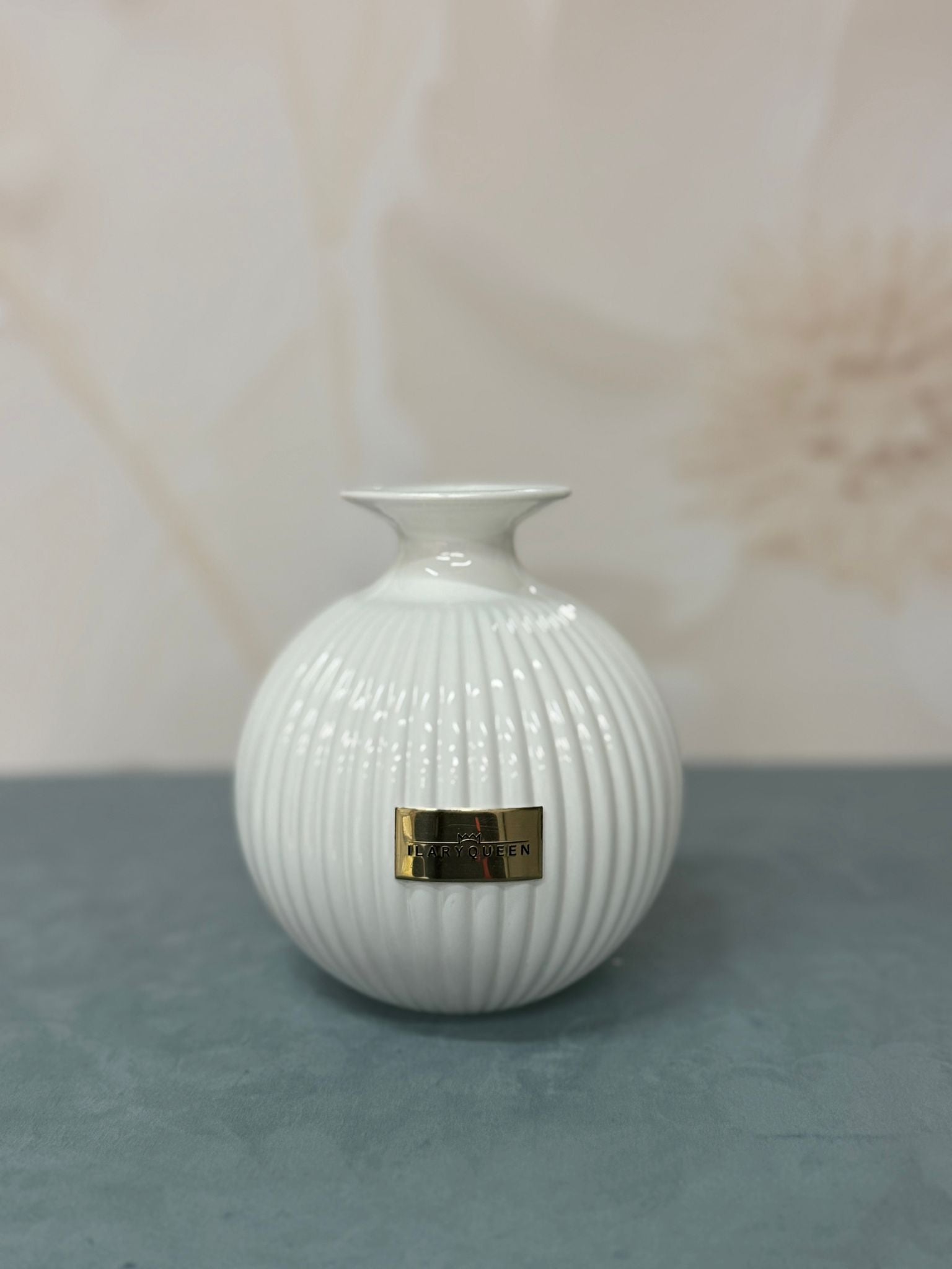 Vaso A Sfera Piccolo Bianco Basic