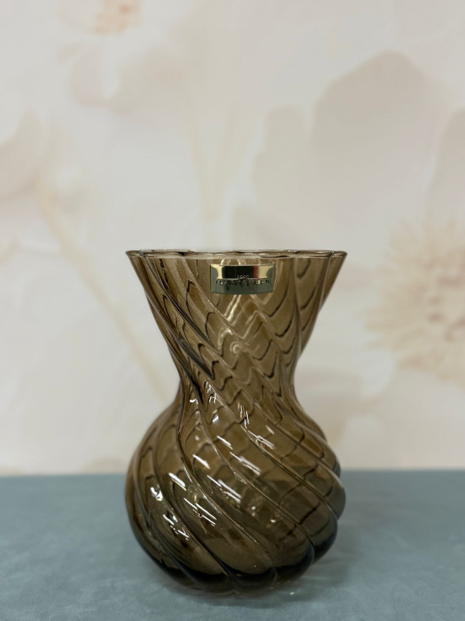 Vaso Foulard Piccolo Tortora Lustrato