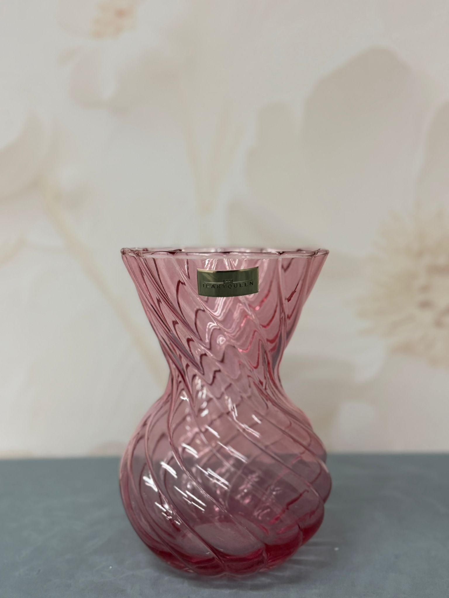 Vaso Foulard Piccolo Rosa Lustrato