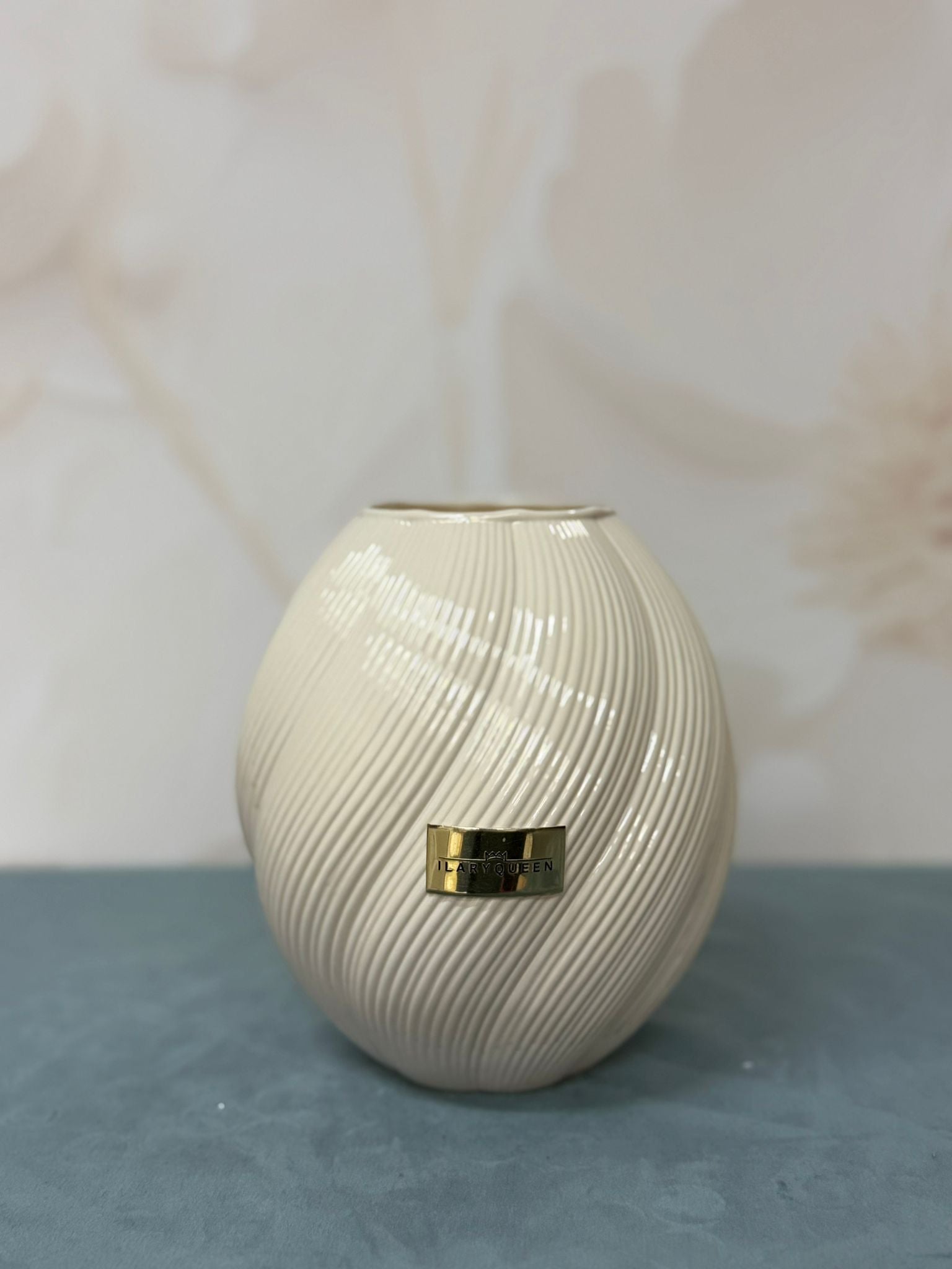 Vaso Ovale Piccolo Panna Basic