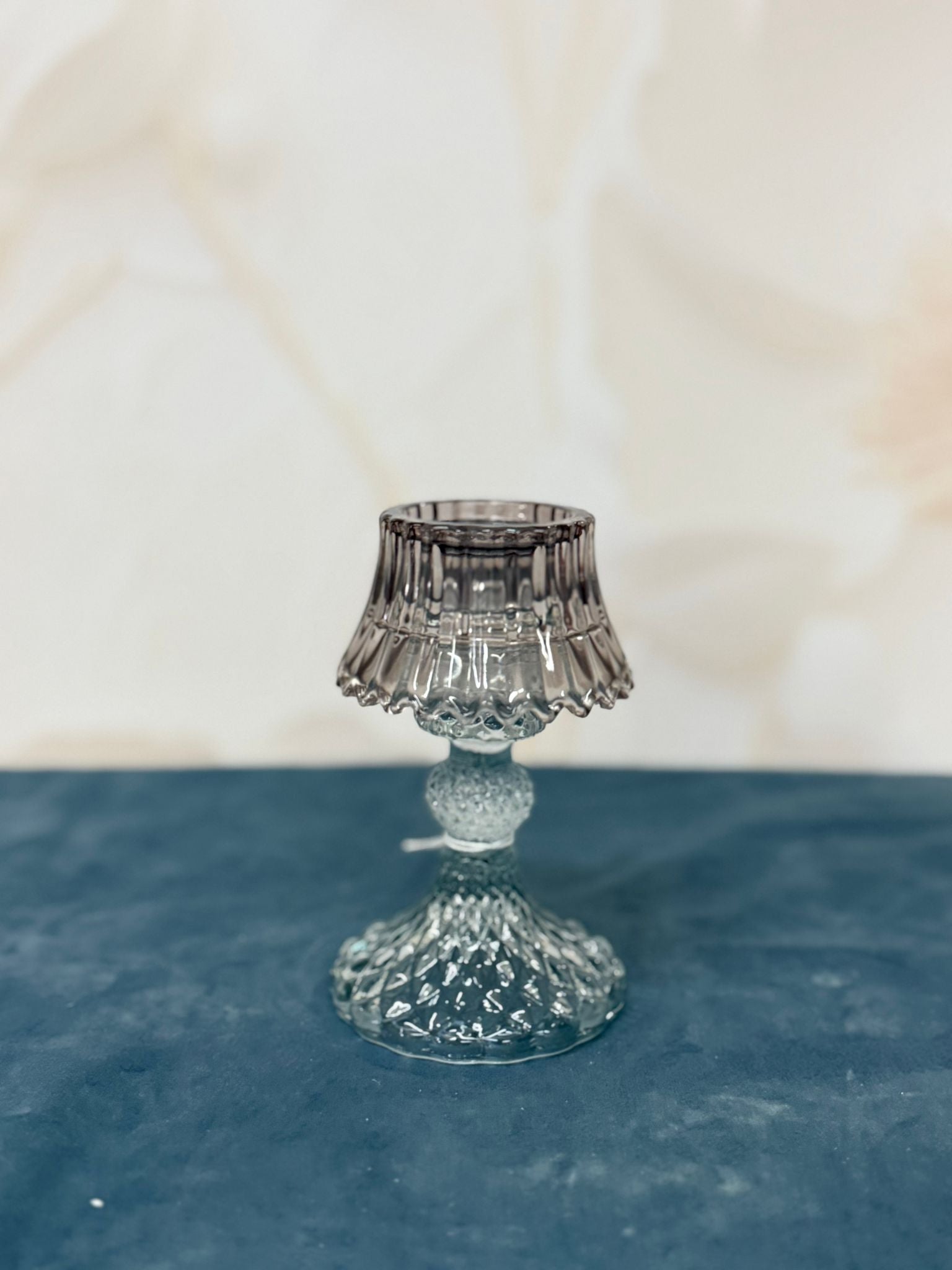 Porta Candele In Vetro