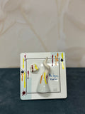 Quadretto In Ceramica Corno Pop Art