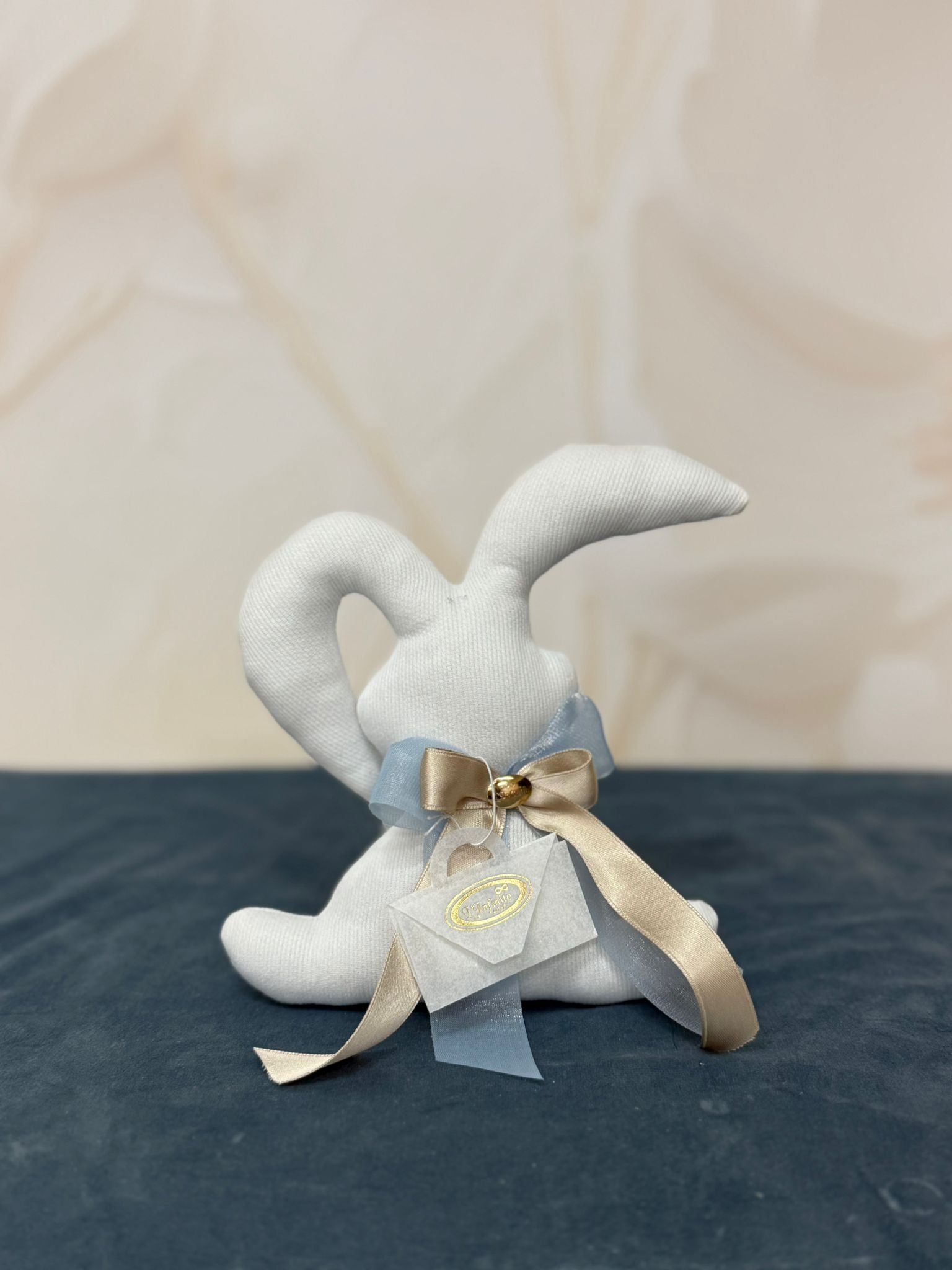 Coniglio Grande Celeste Peluche