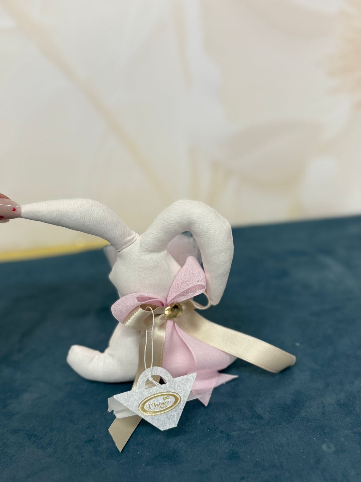 Coniglio Piccolo Rosa Peluche