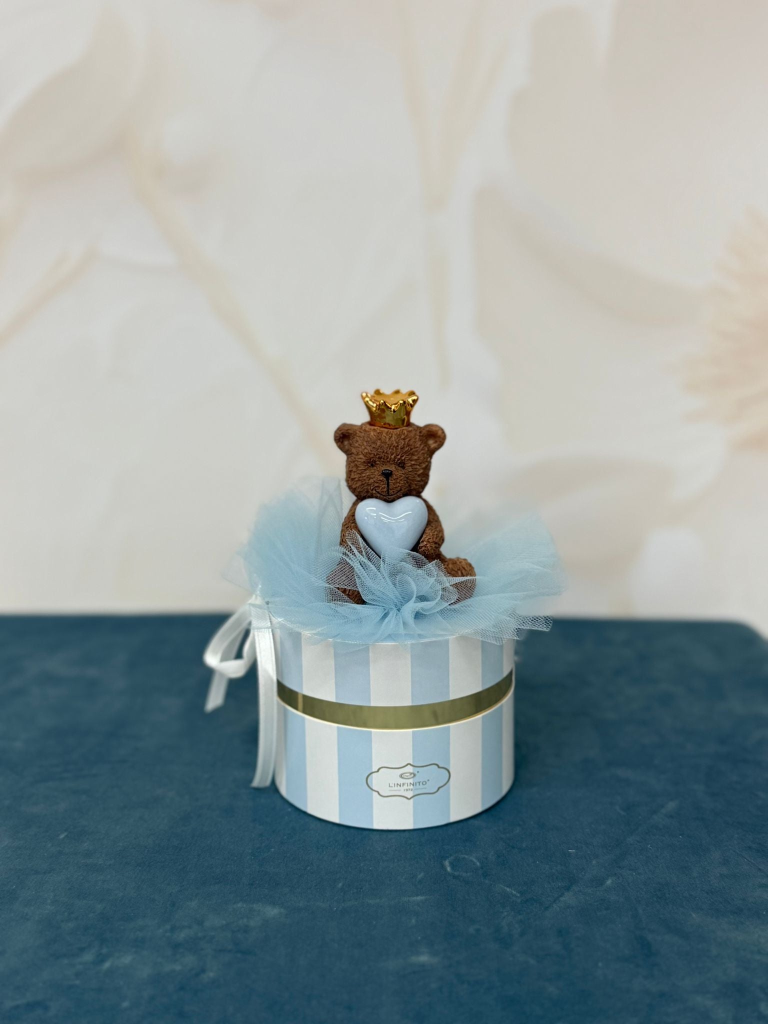 Scatola Alta Porta Confetti Con Teddy