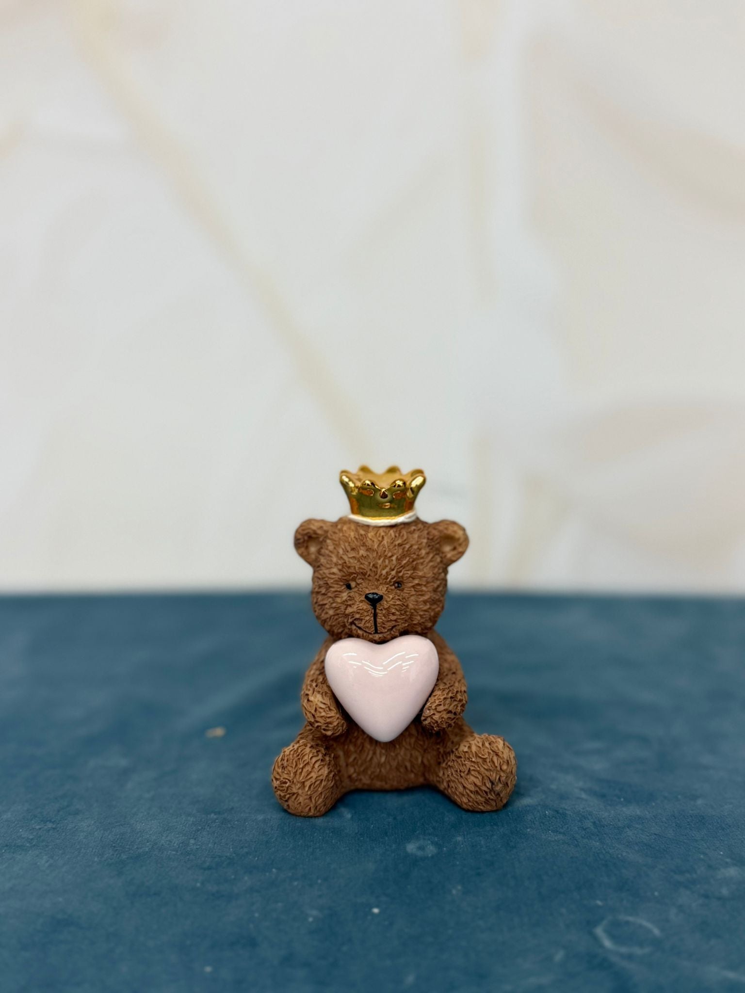 Teddy Con Cuore Rosa E Corona
