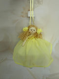 Bambola Stoffa Organza Gialla