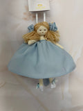Bambola Stoffa Organza Celeste