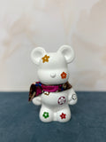 Salvadanaio Teddy Bianco Con Foulard