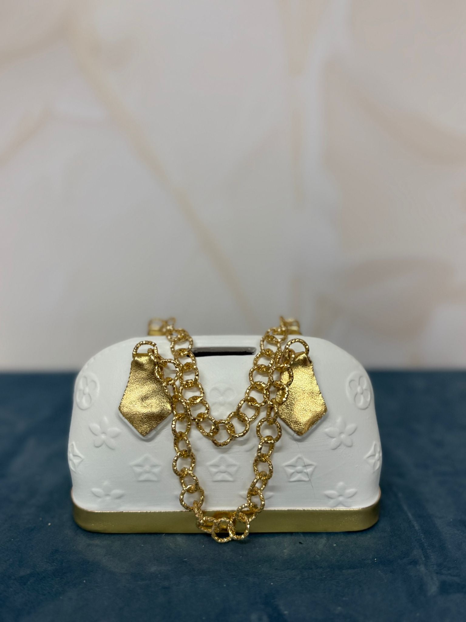 Salvadanaio Borsa Bianca