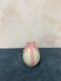 Uovo Piccolo Con Fiocco Rosa