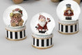 Palla Acqua/Neve Orsetto-Babbo Natale-Soldatino