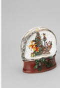 Palla Acqua/Neve Babbo Natale Con Musica e Luci Led