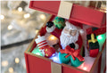 Gift Box Babbo Natale Con Musica e Luci Led