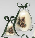 Campana Porcellana Orsetto Con Luce Led