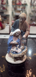 Natività Sacra Famiglia Dipinto A Mano