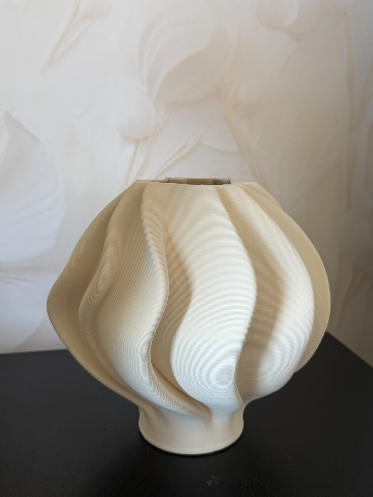 Vaso Dune Bianco 3D