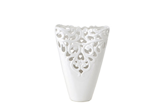 vaso porcellana traforato