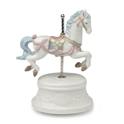 carillon cavallo allegoria porcellana