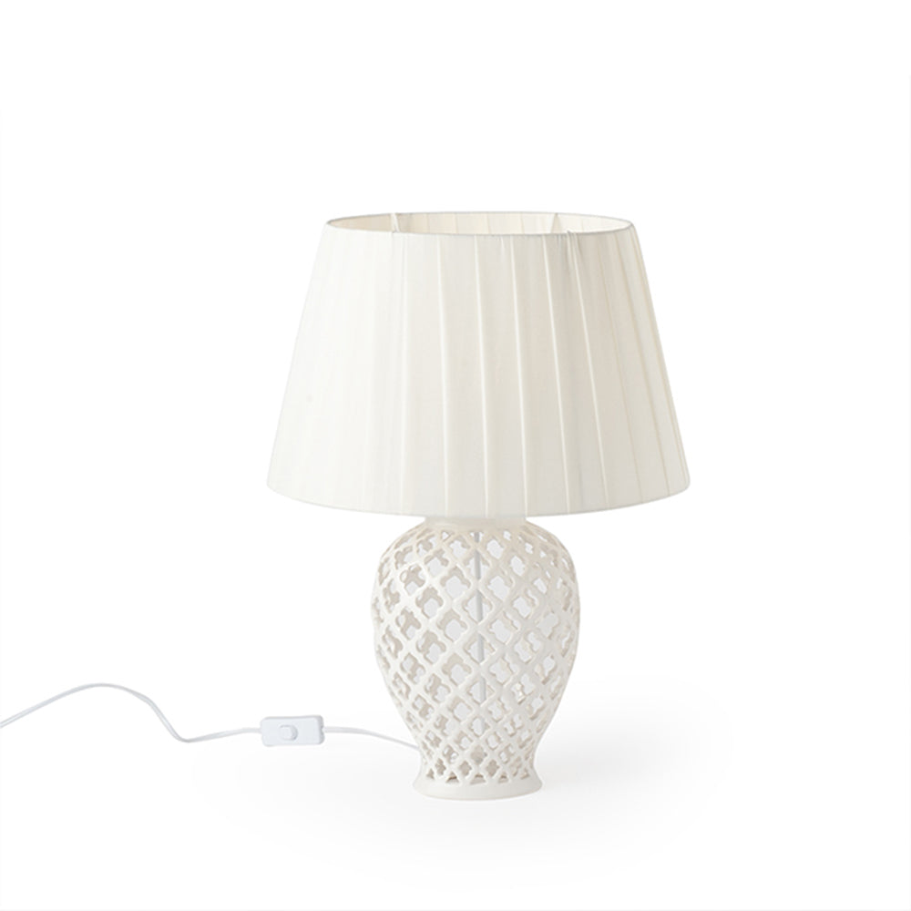 Lampada "Potiche" in porcellana