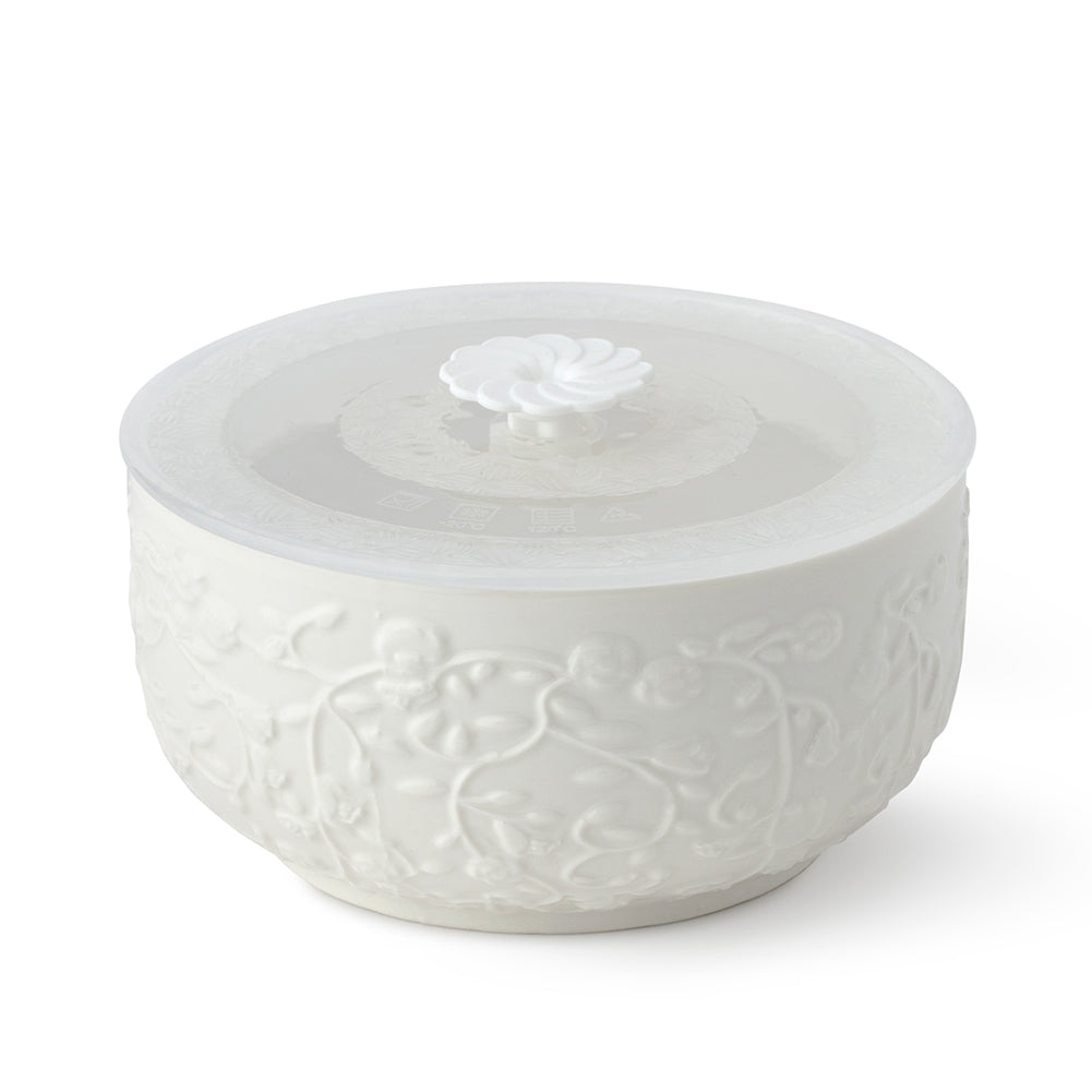 Contenitore in porcellana "Roselline"
