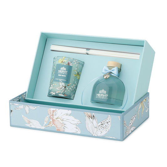 set profuma ambiente con candela