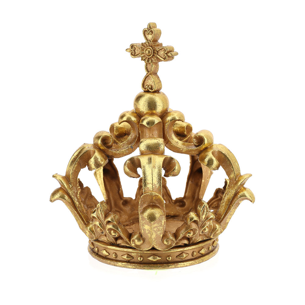 Corona in resina oro/argento