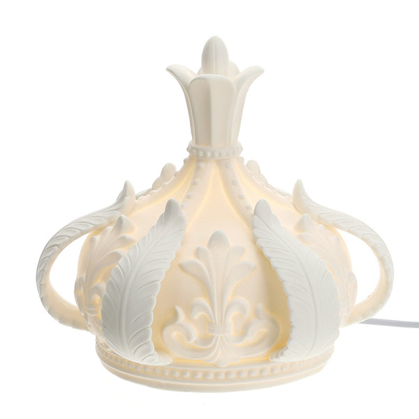 lampada corona porcellana