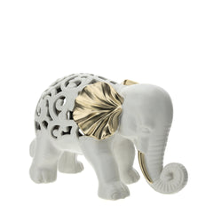 elefante in porcellana traforata hervit