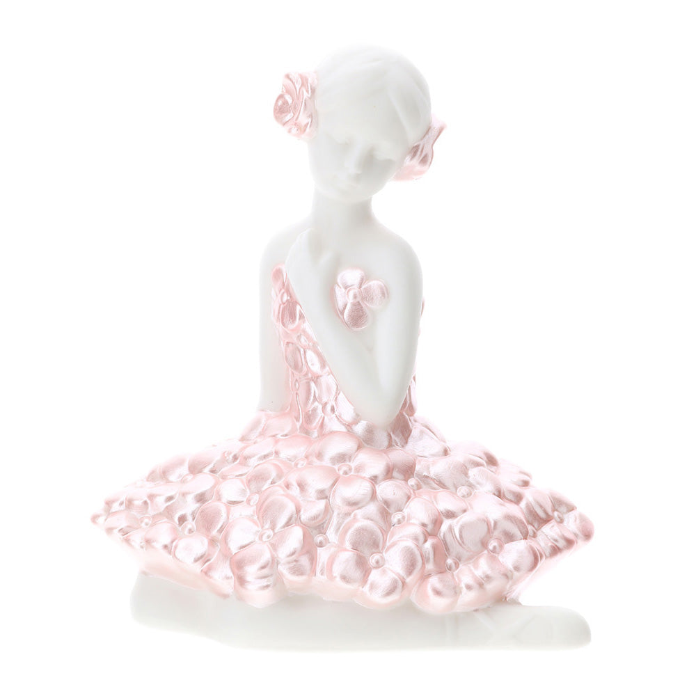 ballerina in porcellana con led