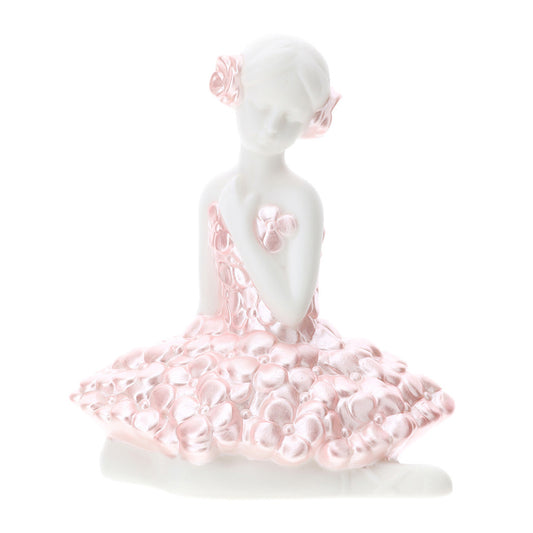 ballerina in porcellana con led