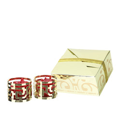 box carat gold portacandele