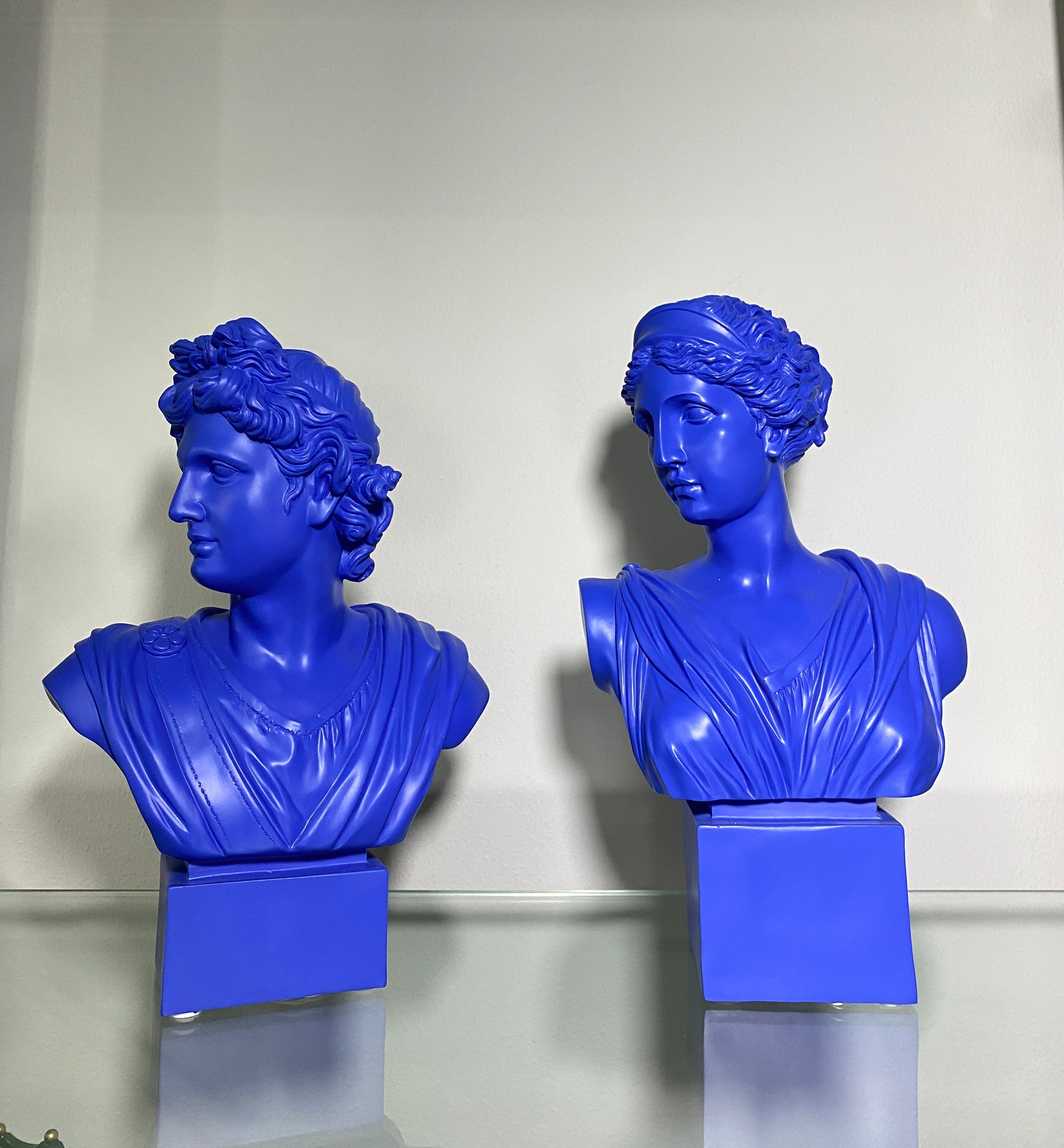 Busto blu mschio/femmina