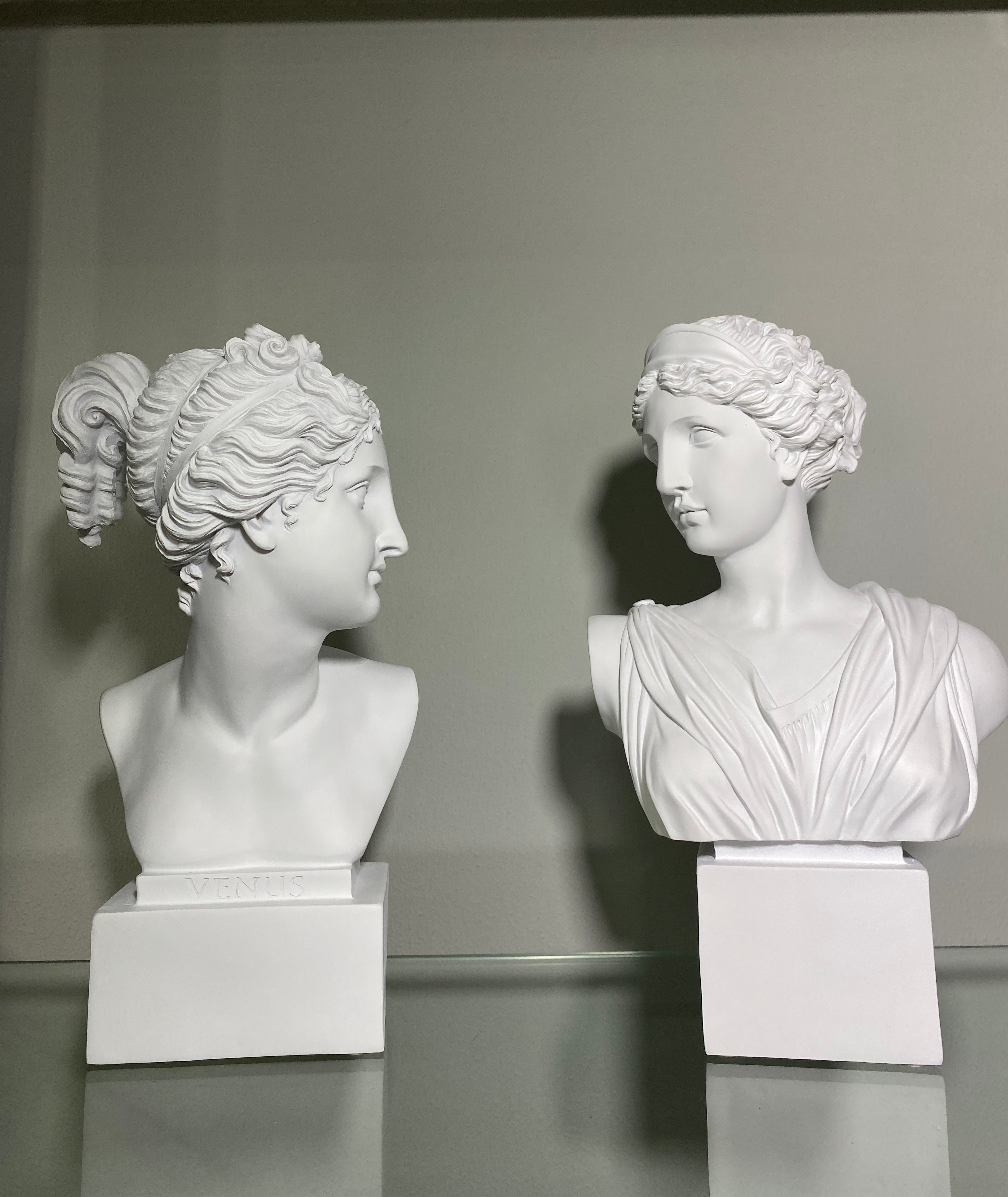 Busto bianco maschio/femmina