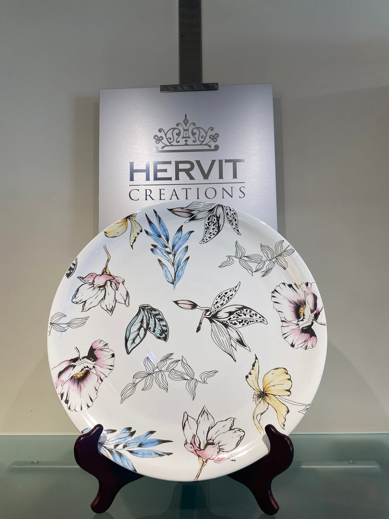 piatto torta in porcellana Hervit – BONBONBOMBONIERE