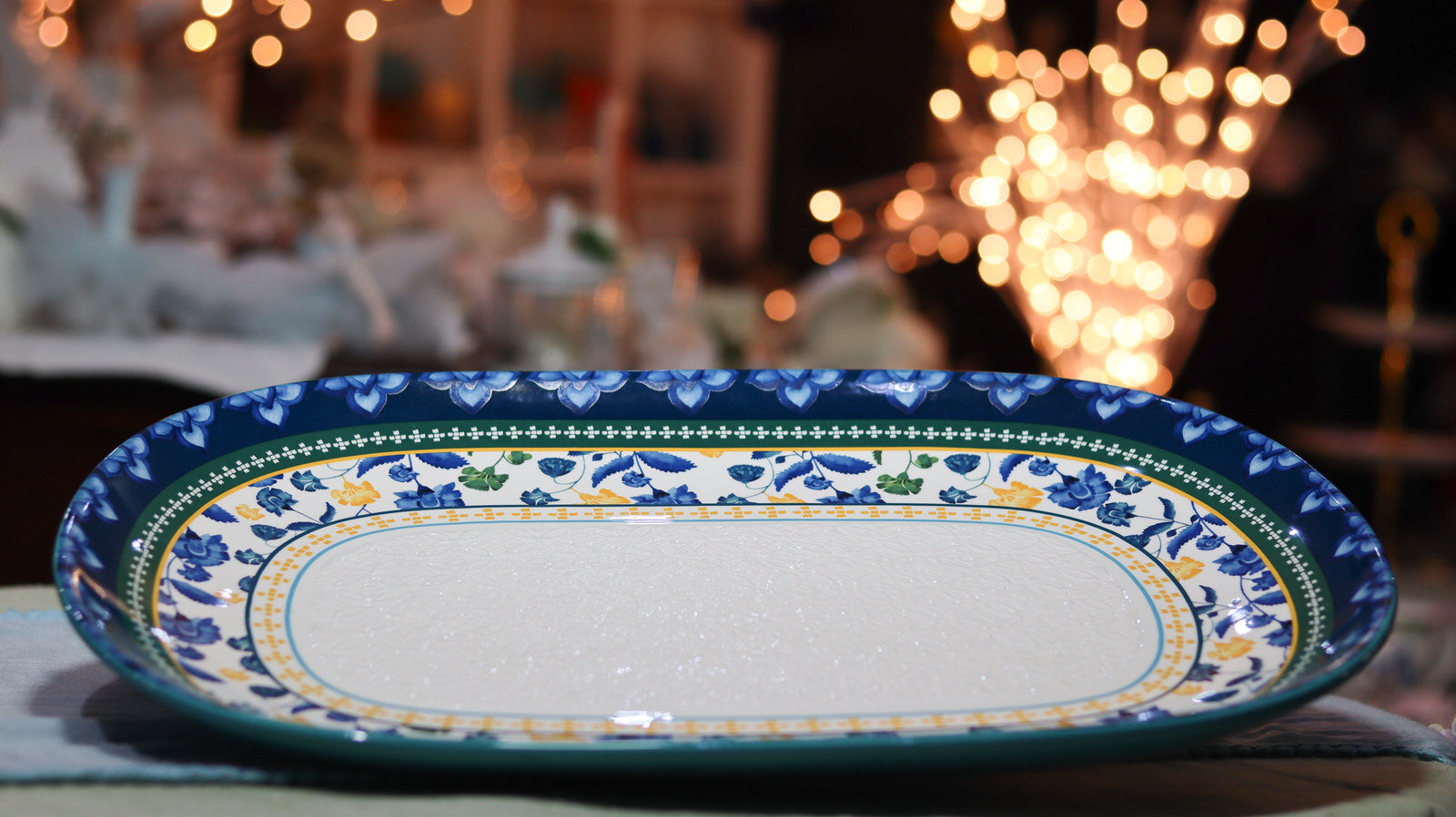 Vassoio "Rhapsody" Oblungo Blue