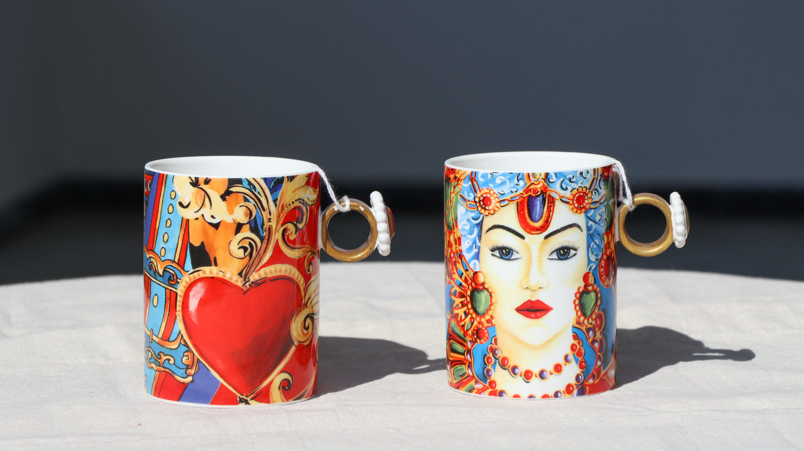 Tazzine da caffè "Baroque&Rock"