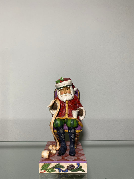 babbo natale su poltrona