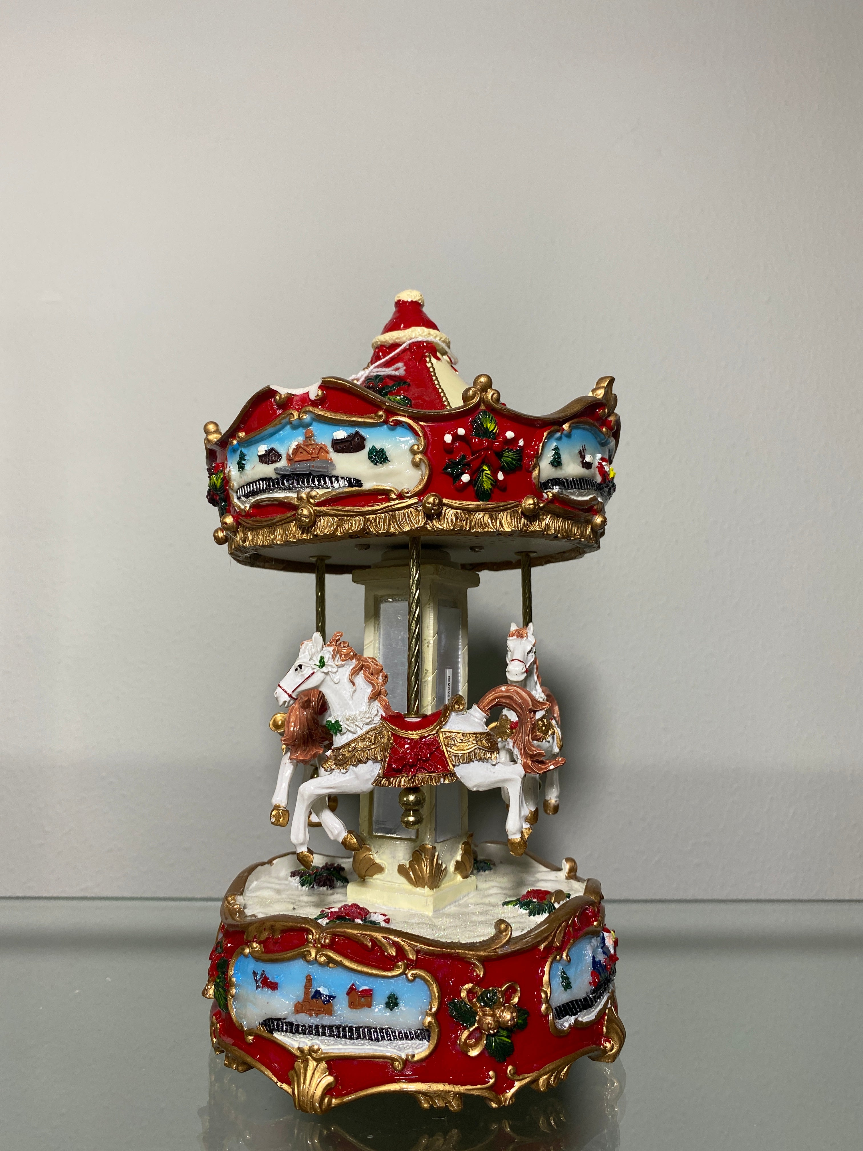 Carillon Natale rosso