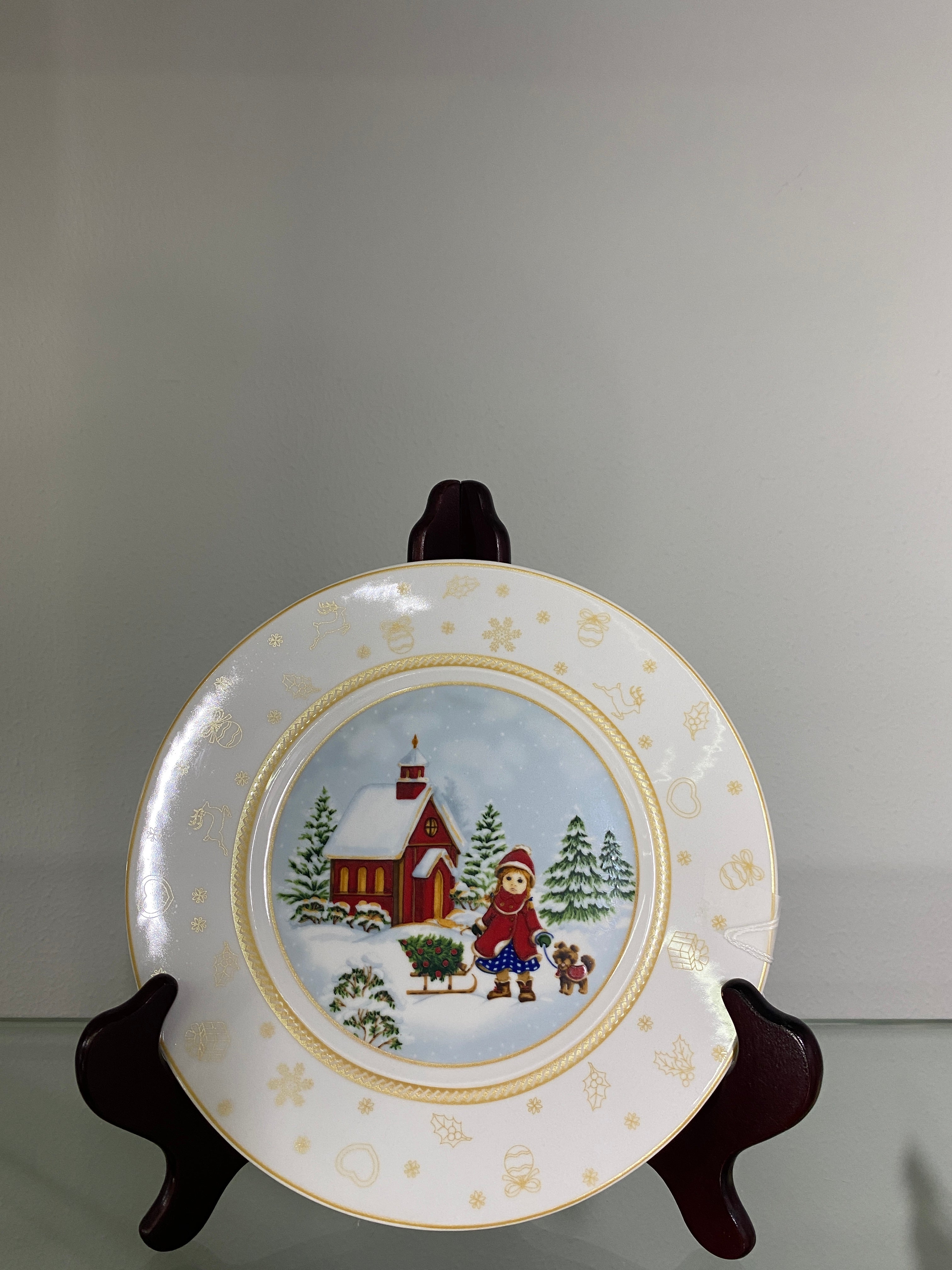 Set da 6 piatti natalizi