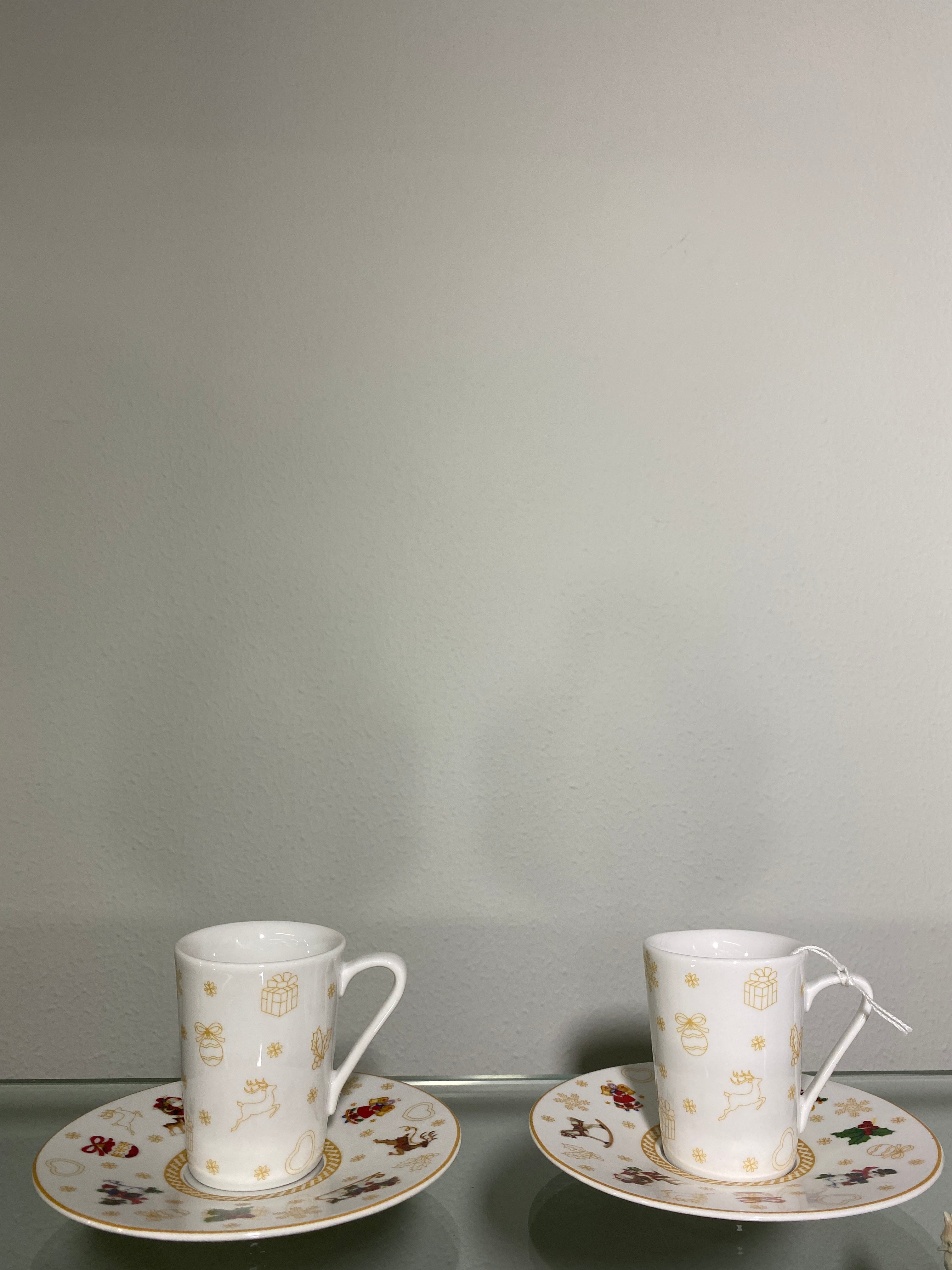 Set 2 tazze natalizie caffé