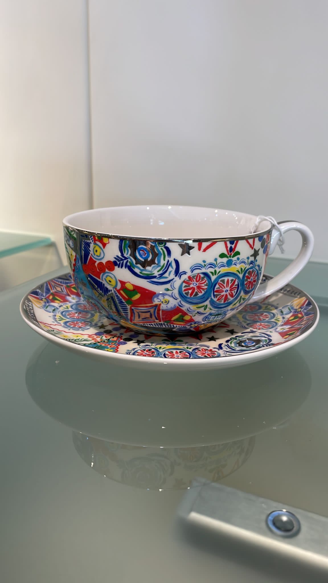 Tazzone "Jumbo" con piattino colazione