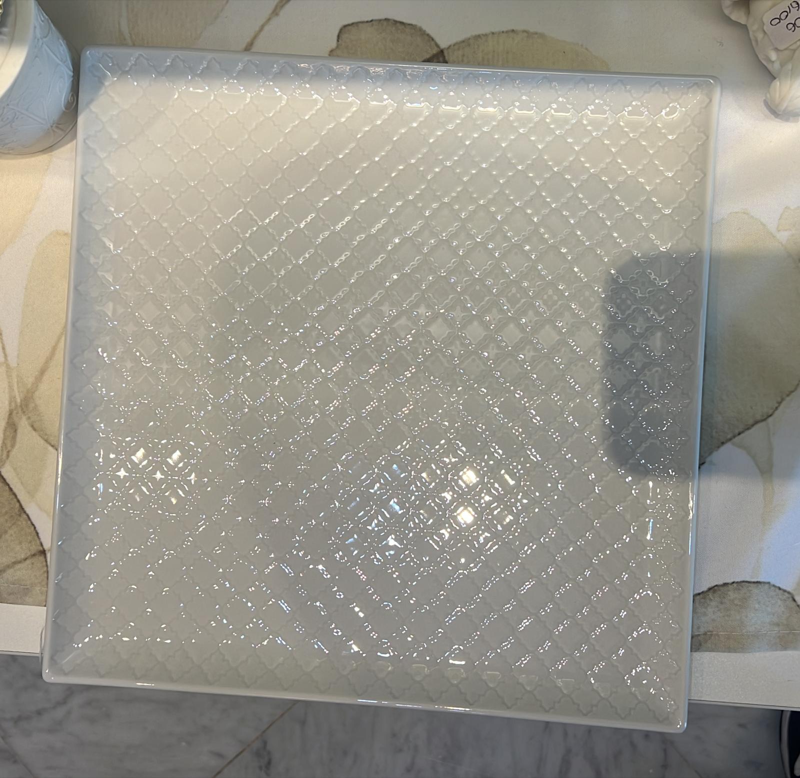 Piatto portata "Tile White"